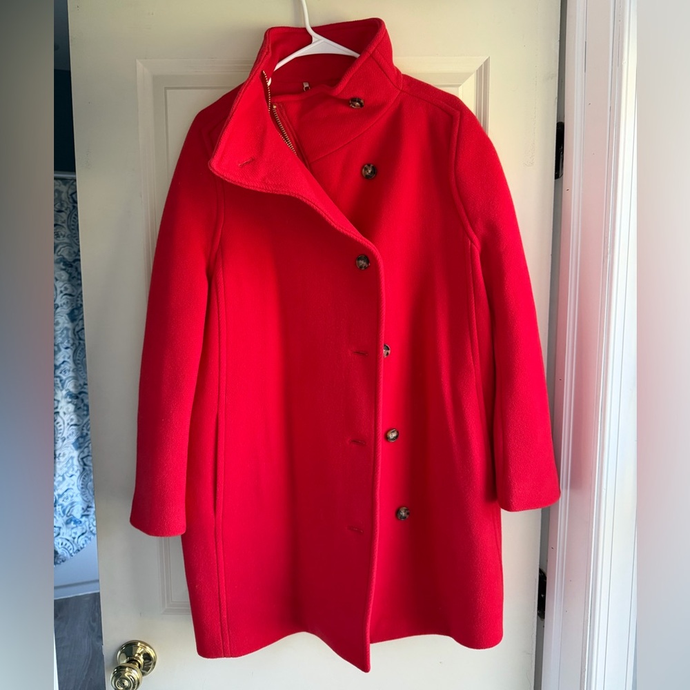 J. Crew Villa Coat in Italian Stadium-Cloth Wool